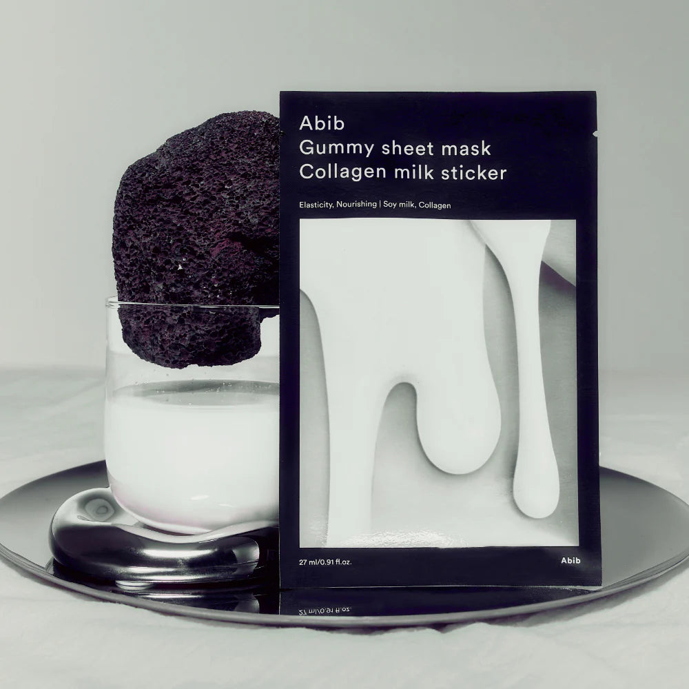 Abib Gummy Sheet Mask Collagen Milk Sticker