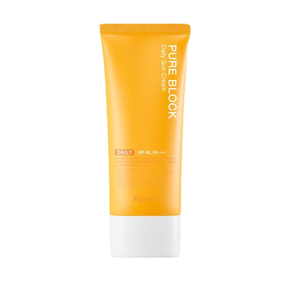 A'pieu Pure Block Daily Sun Cream SPF45 PA+++ Beauty A'pieu 100ml Value Size  