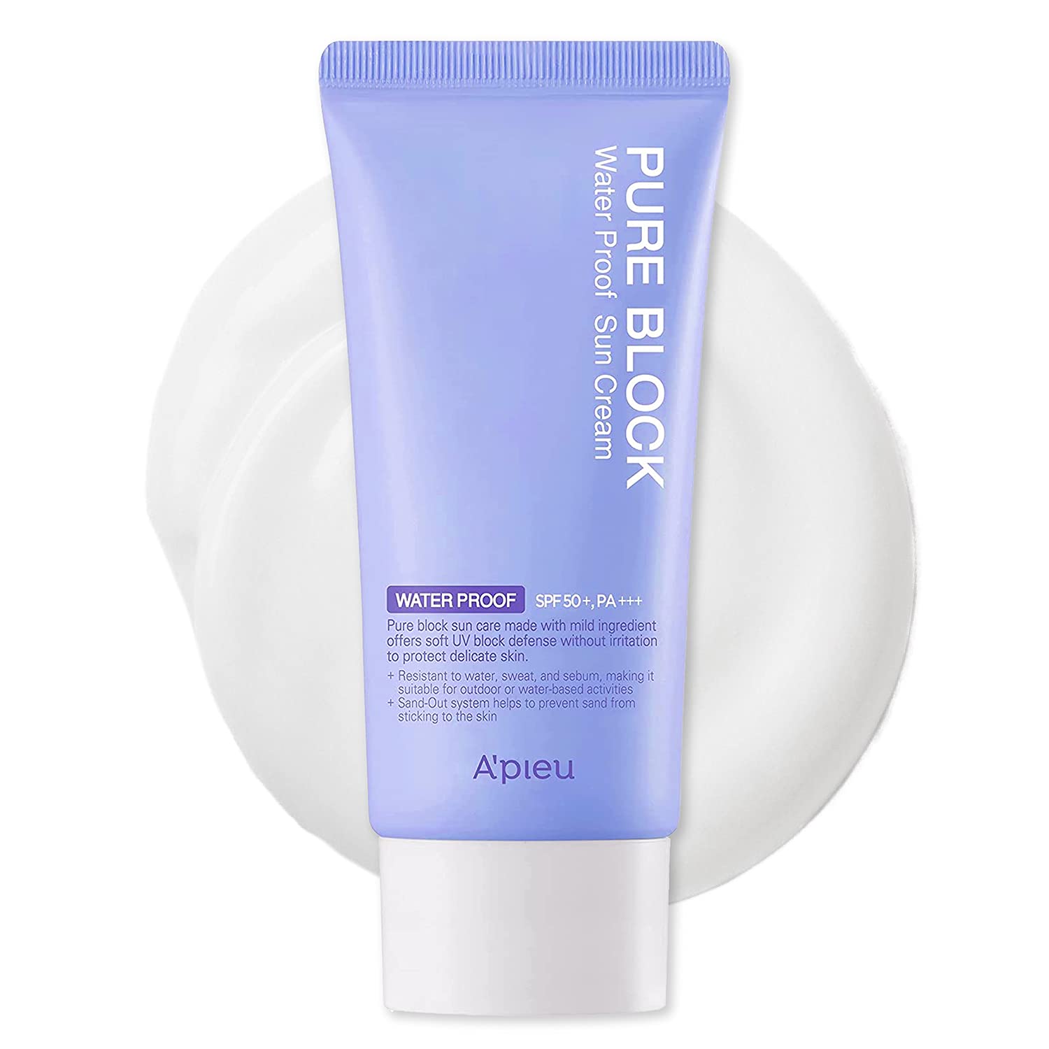 A'pieu Pure Block Water Proof Sun Cream SPF50 PA+++ Beauty A'pieu   