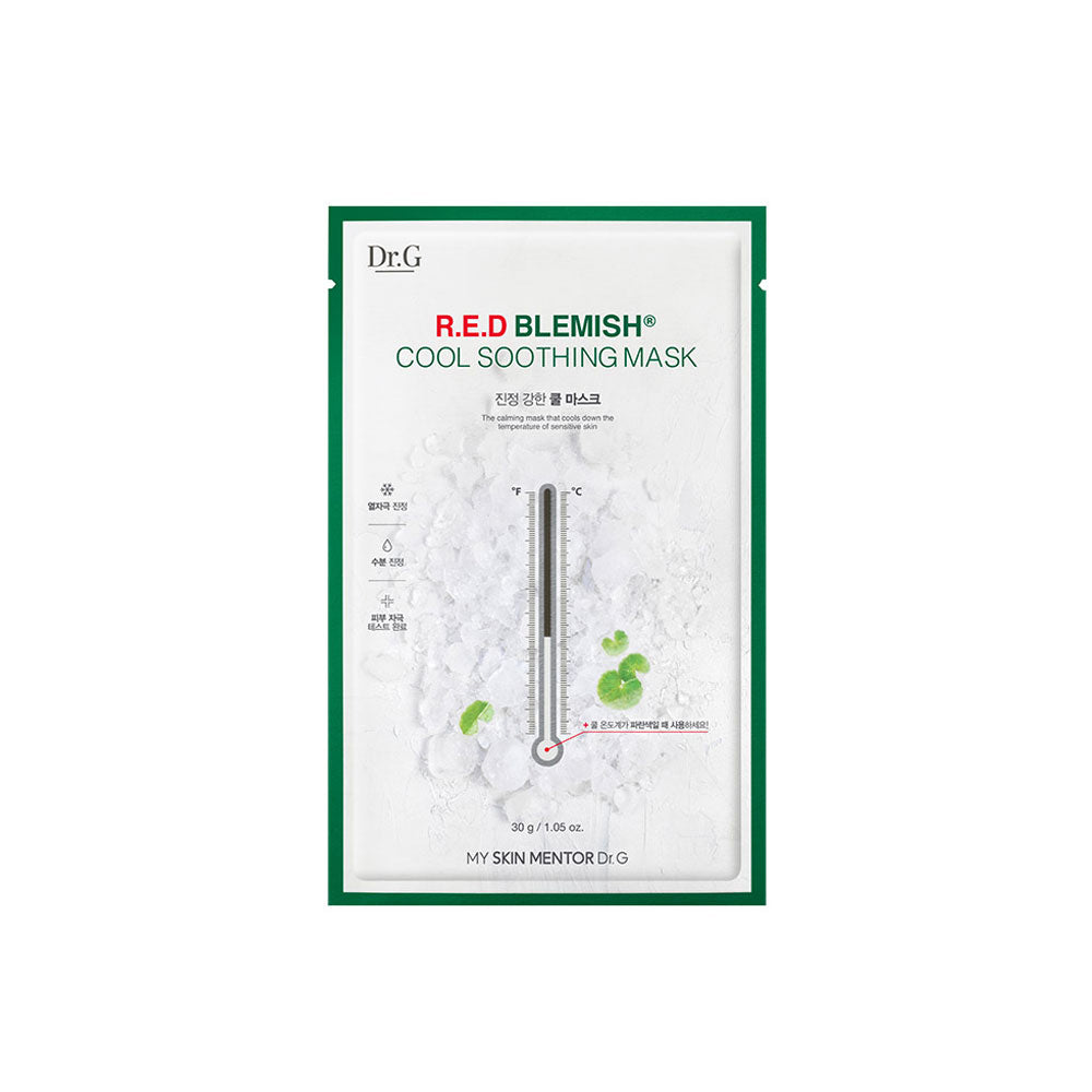 DR. G R.E.D Blemish Cool Soothing Mask Skin Care Masks & Peels Dr. G 1 Sheet