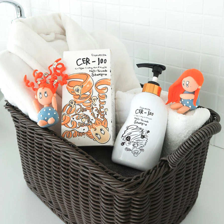 Elizavecca Cer-100 Collagen Coating Hair A+ Muscle Helltornado Shampoo