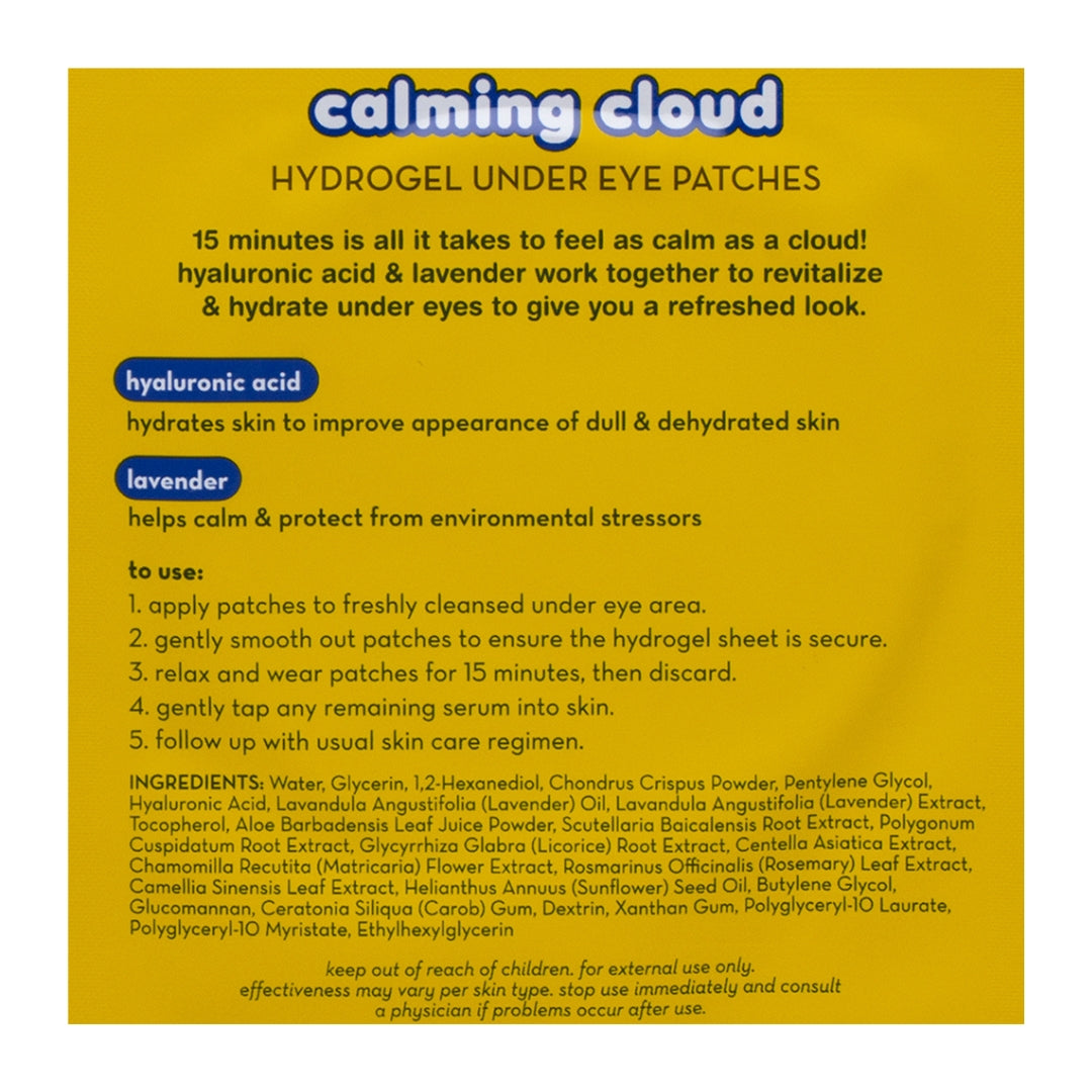 The Creme Shop x Miffy Calming Cloud Hydrogel Under Eye Patches